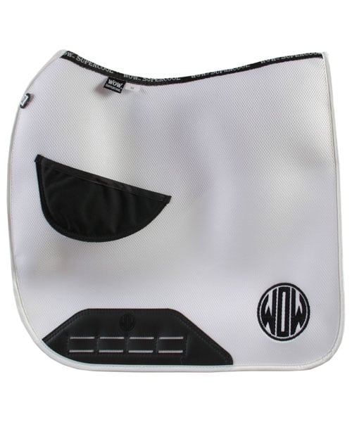 Wow Dressage Supercool Saddle Cloth with Logo both sides- Black M
